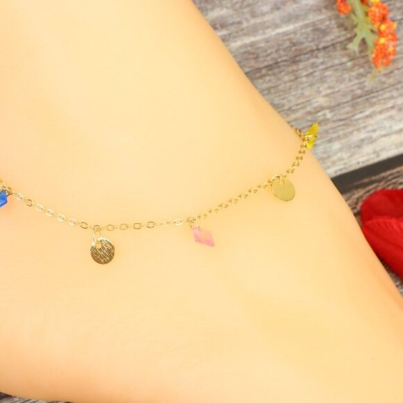 "Elegant Handmade Anklet – Delicate Jewelry for Women, MAR092063 - Picture 1 of 10
